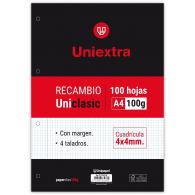 Unipapel Recambio Uniext.A4 Unicla 100H 100G 4X4C/M