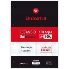 Unipapel Recambio Uniext.A4 Unicla 100H 100G 4X4C/M