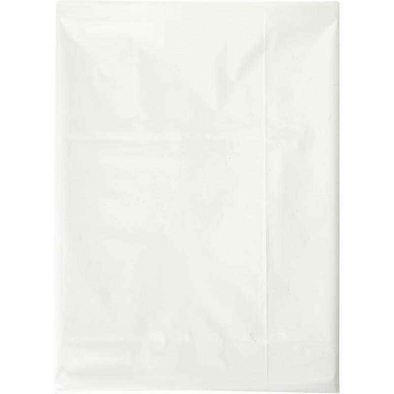 Unique Party Mantel de Plástico, Blanco, 80X60 cm