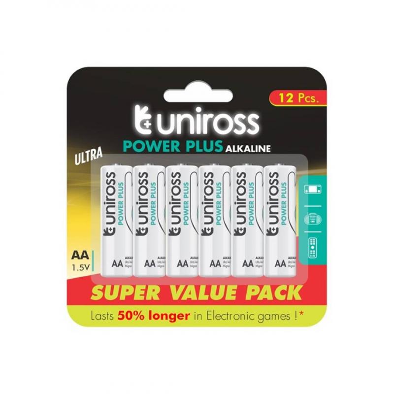 uniross-power-plus-pila-alcalina-aa-lr6-blister*12