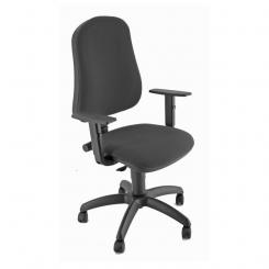 UNISIT SILLA ADMINISTRATIVA SIMPLE NEGRO REPOSABRAZOS AJUSTABLES