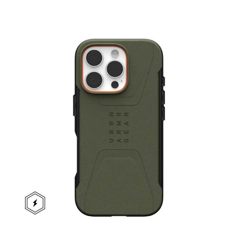 urban-armor-gear-civilian-funda-para-telefono-movil-16-cm-63-oliva