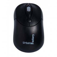 Urban Factory Big Crazy Mouse ratón Ambidextro USB tipo A Óptico 800 DPI