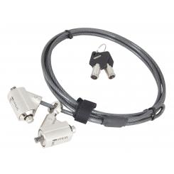 Urban Factory CRS02UF cable antirrobo Negro 2 m