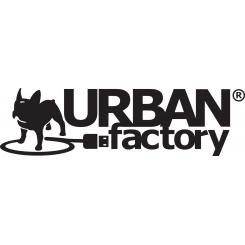 Urban Factory DOUBLE HEAD SECURITY CABLE FOR NOTEBOOK WITH 2 LOCKS TYPE cable antirrobo Negro