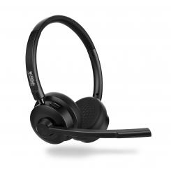 Urban Factory MOVEE: OVER-THE-EAR BLUETOOTH 5.0 CONFERENCE HEADSET Auriculares Inalámbrico Diadema Llamadas/Música/Deporte/Uso diario USB Tipo C Negro