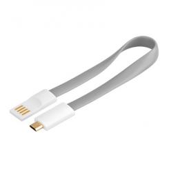 Goobay USB 2.0 A/micro-B 0.2m cable USB 0,2 m USB A Micro-USB B Gris