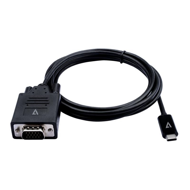 v7ucvga-2m-adaptador-de-cable-de-video-vga-d-sub-usb-tipo-c-negro