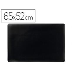 Vade sobremesa Durable negro antideslizante contorneado 65x52 cm.
