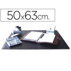 Vade sobremesa Q-CONNECT polipropileno negro 50x63 cm