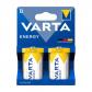 Varta Energy Pila Alcalina D Lr20 Blister 2