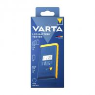 VARTA Testeador de pilas LCD digital color azul