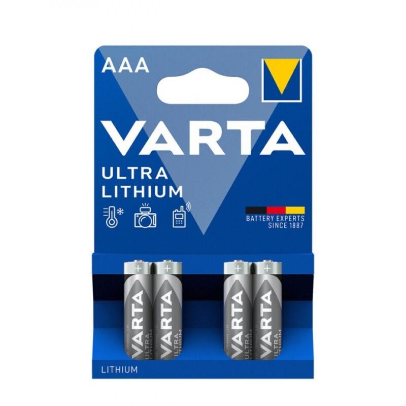 VARTA ULTRA LITHIUM PILA LITIO AAA L92 FR03 BLISTER 4