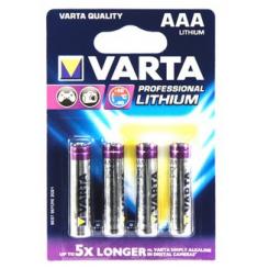 VARTA ULTRA LITHIUM PILA LITIO AAA L92 FR03 BLISTER 4