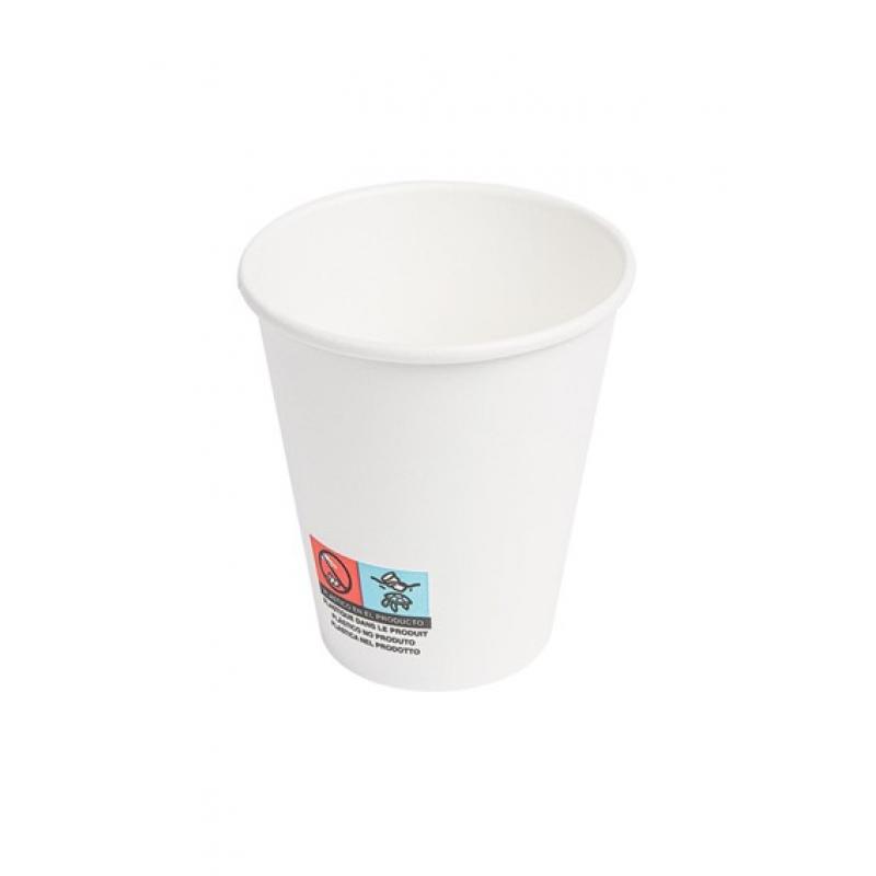 VASOS BEBIDAS CALIENTES 50 unidades 150 ML Ø7,1/4,6x7,9 BLANCO CARTONCILLO