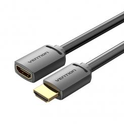 Vention Cable Alargador HDMI 4K AHCBF/ HDMI Macho - HDMI Hembra/ 1m/ Negro