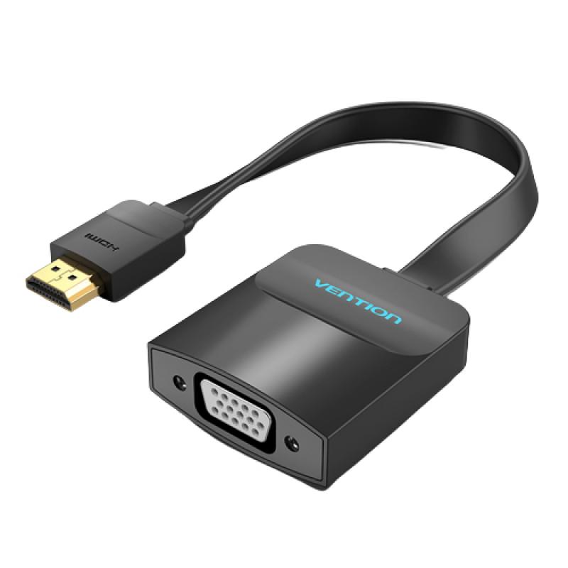 vention-cable-conversor-74345-hdmi-macho-vga-hembra-jack-35-hembra-15cm-negro