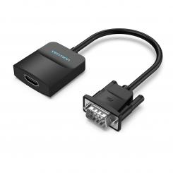 Vention Cable Conversor ACNBB/ VGA Macho - HDMI Hembra/ 15cm/ Negro