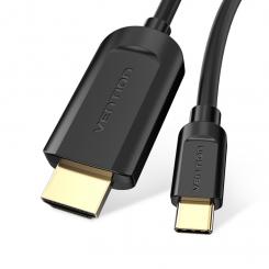 Vention Cable Conversor HDMI 1.4 4K CGUBG/ USB Tipo-C Macho - HDMI Macho/ 1.5m/ Negro