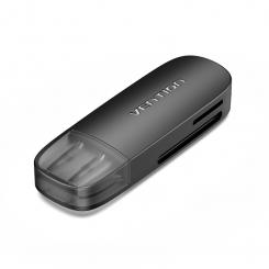 Vention Lector de Tarjetas Externo CLEB0/ USB 2.0