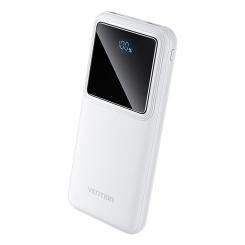 Vention Powerbank, ventiliacija, FHKW0, 10000 mAh, mikro USB, USB-C, 2xUSB-A, Blanco