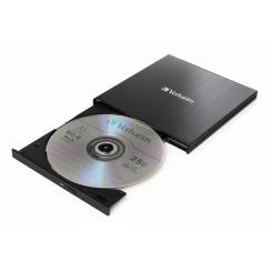 Verbatim 43889 unidad de disco óptico Blu-Ray RW Negro