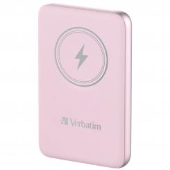 Verbatim Charge n Go Polímero de litio 10000 mAh Cargador inalámbrico Rosa