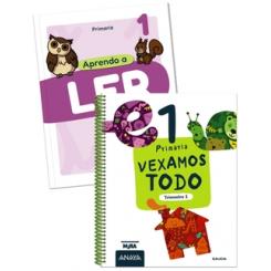 Vexamos todo 1. Primeiro trimestre. Lingua 1. + Lingua 1. Aprendo ANAYA