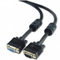 VGA M/F 1.8m cable VGA 1,8 m VGA (D-Sub) Negro