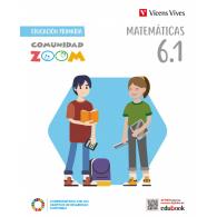 VICENS VIVES, (23).Matemáticas (Comunidad Zoom) Trimestral, 6º primaria