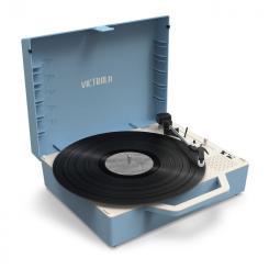 Victrola Re-Spin Tocadiscos de tracción por correa Azul