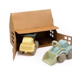 VIKINGTOYS Juego volquete y excavadora eco-bio