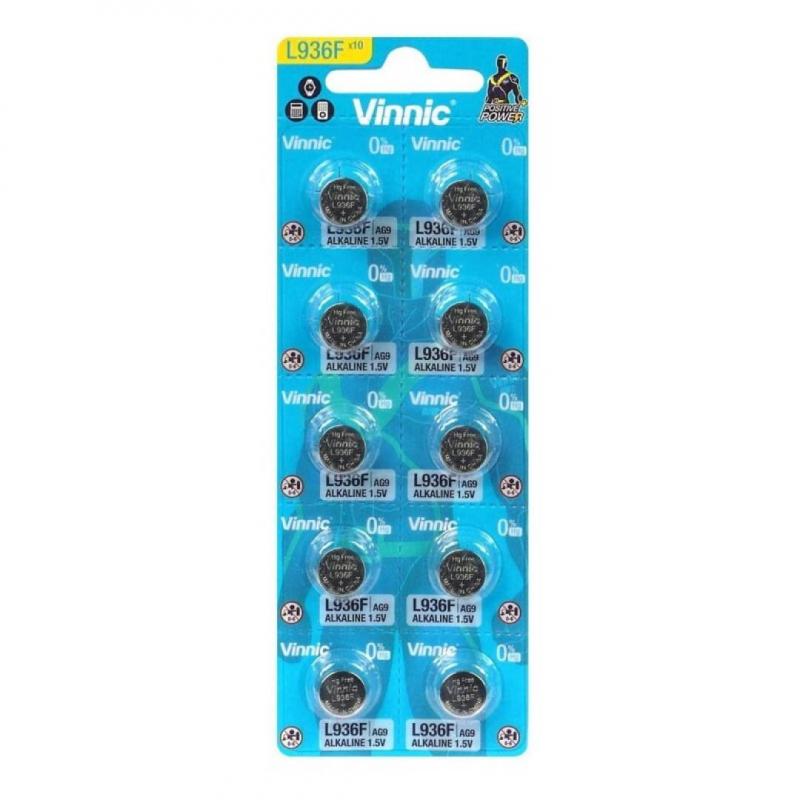 vinnic-pila-boton-alcalina-ag9-l936f-lr45-blister*10