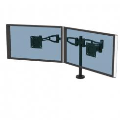FELLOWES Brazo para monitor doble Vista Negro