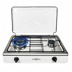 Vitrokitchen 252BB hobs Blanco Encimera 59.5 cm Encimera de gas 2 zona(s)