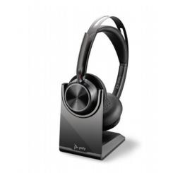 POLY Voyager Focus 2 UC Auriculares Inalámbrico y alámbrico Diadema Oficina/Centro de llamadas USB tipo A Bluetooth Negro