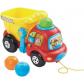 VTech - Miguelón el camión, Remolque Interactivo, Juguete de Arrastre para bebés +12 Meses, Incluye Tres Bolas