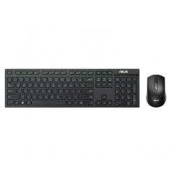 W2500 teclado Ratón incluido RF inalámbrico QWERTY Negro