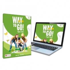 Way to Go! 4 Pupils Book: libro de texto de inglés impreso con acceso a la versión digital MACMILLAN