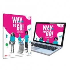 Way to Go! 5 Activity Book: Cuaderno de actividades impreso con acceso a la versión digital MACMILLAN