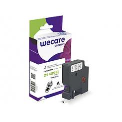 Wecare Etiqueta Blanca Texto negro para Dymo D1 40913 9mMX7M
