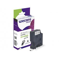 Wecare Etiqueta Blanca Texto negro para Dymo D1 43613 6mMX7M