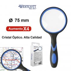 WESTCOTT Lupa Aumento X4 Diametro 75mm Westcott