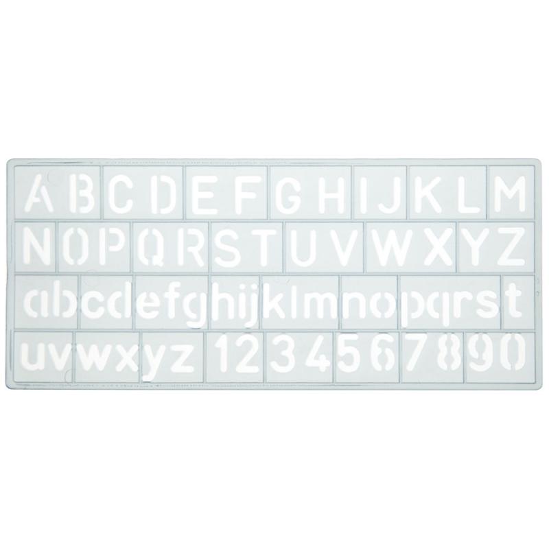 westcott-plantilla-letras-numeros-10mm-trans-gris