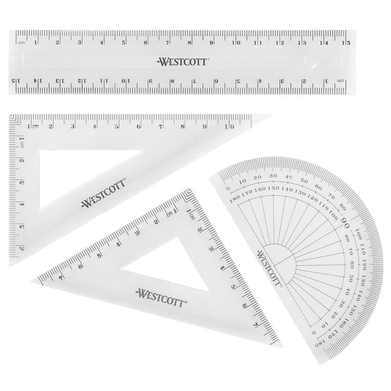 westcott-set-dibujo-4pregla-15mmesccartabsemi