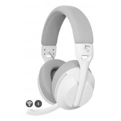 White Shark FALCON Auriculares Inalámbrico y alámbrico Diadema Juego USB Tipo C Bluetooth Blanco, Gris