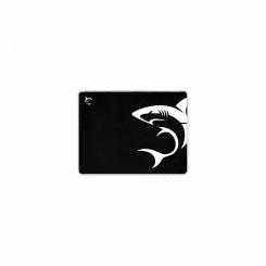 White Shark SHARK L alfombrilla para ratón Alfombrilla de ratón para juegos Negro, Blanco