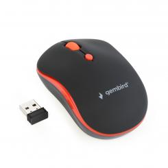 Gembird WIRELESS OPTICAL MOUSE MUSW-4B-03-R 1600DP - Maus ratón Ambidextro RF inalámbrico Óptico 1600 DPI