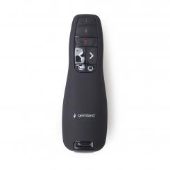 Gembird Wireless presenter with laser pointer indicador 660 nm 10 m Negro