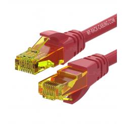 WP WPC-PAT-6AU005R cable de red Rojo 0,5 m Cat6a U/UTP (UTP)
